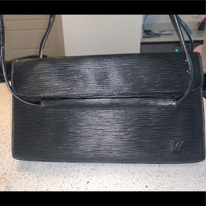 Louis Vuitton Dinard black Epi leather bag